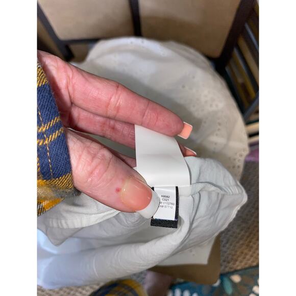 Kate Spade 100% Cotton Eyelet Lace Lined size 4 Back Zip Dress GUC Lace Sleeves - Picture 12 of 12